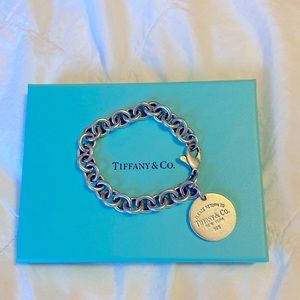 Tiffany & Co. Vintage Return to Tiffany Chain Link Bracelet Sterling Silver